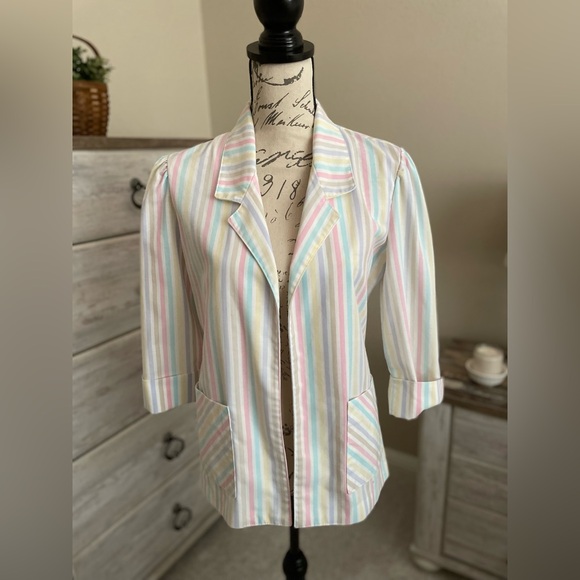 Scott Jackets & Blazers - Striped Pastel Blazer